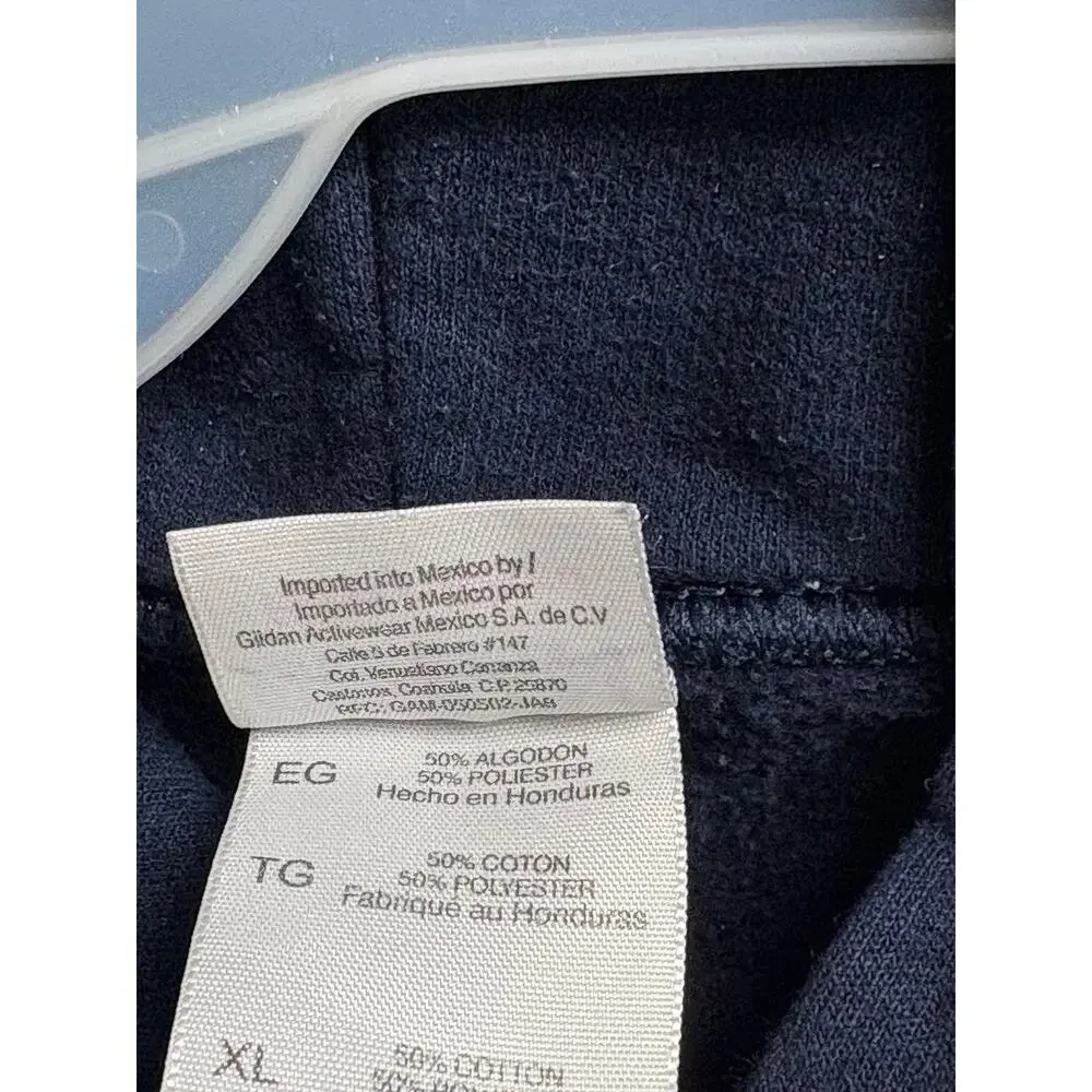 Chicago Bears Gildan Navy Hoodie Sweatshirt Size XL - Picture 4 of 4